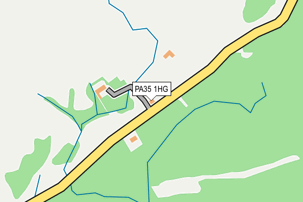 PA35 1HG map - OS OpenMap – Local (Ordnance Survey)