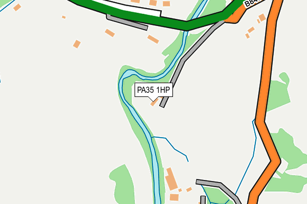 PA35 1HP map - OS OpenMap – Local (Ordnance Survey)