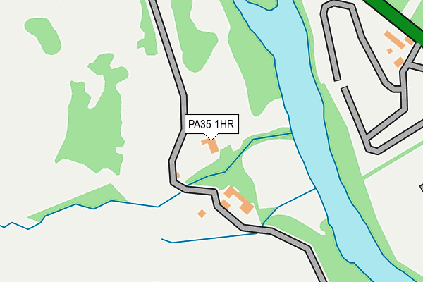 PA35 1HR map - OS OpenMap – Local (Ordnance Survey)