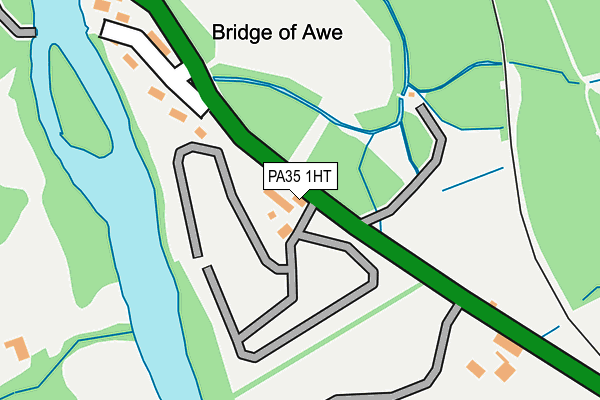 PA35 1HT map - OS OpenMap – Local (Ordnance Survey)
