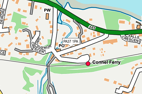 PA37 1PA map - OS OpenMap – Local (Ordnance Survey)