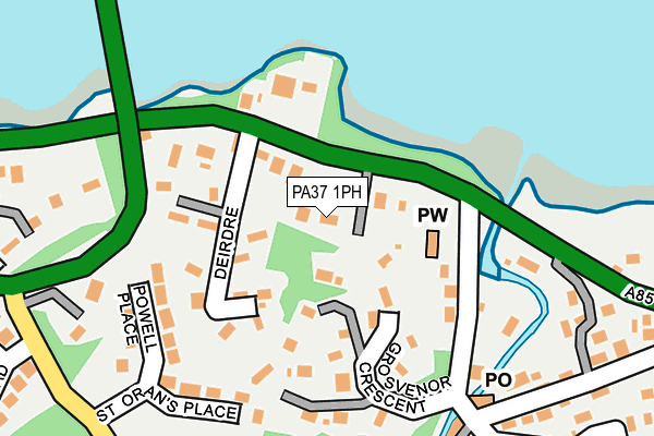 PA37 1PH map - OS OpenMap – Local (Ordnance Survey)