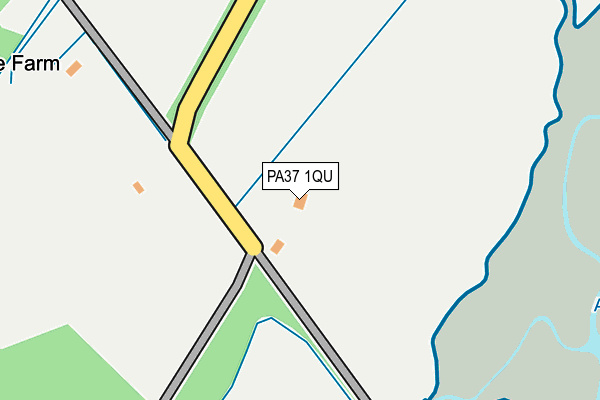 PA37 1QU map - OS OpenMap – Local (Ordnance Survey)