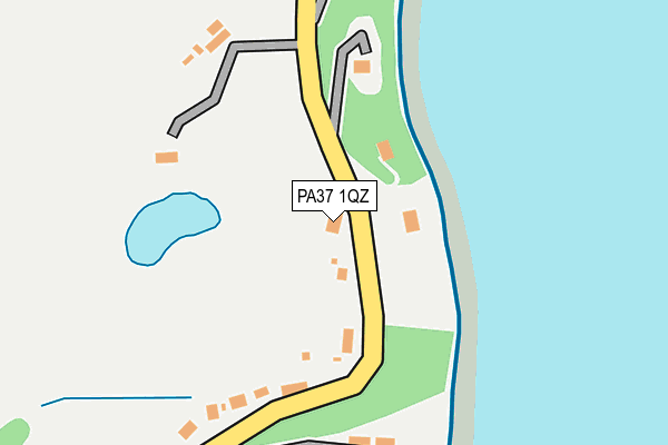 PA37 1QZ map - OS OpenMap – Local (Ordnance Survey)