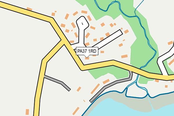 PA37 1RD map - OS OpenMap – Local (Ordnance Survey)