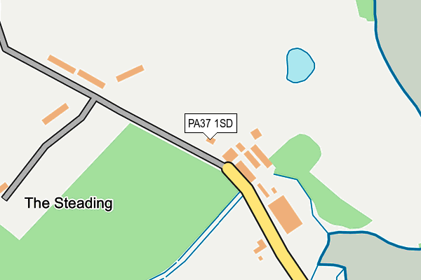 PA37 1SD map - OS OpenMap – Local (Ordnance Survey)