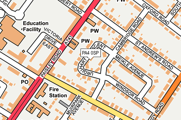 Map of CAROSS INSPECTION LTD at local scale