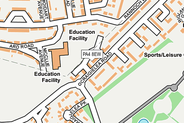 Map of A4 TRADERS LTD at local scale
