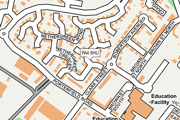 Map of SEVENTY FOUR PROPERTY LTD at local scale