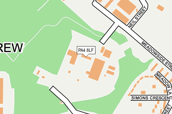 Map of TTAG BRICKWORK LIMITED at local scale