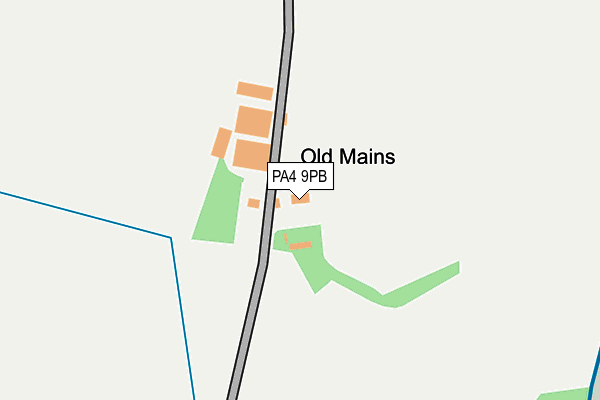 PA4 9PB map - OS OpenMap – Local (Ordnance Survey)