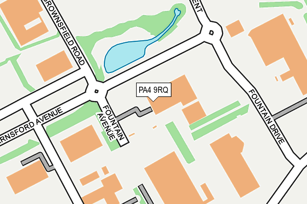 PA4 9RQ map - OS OpenMap – Local (Ordnance Survey)