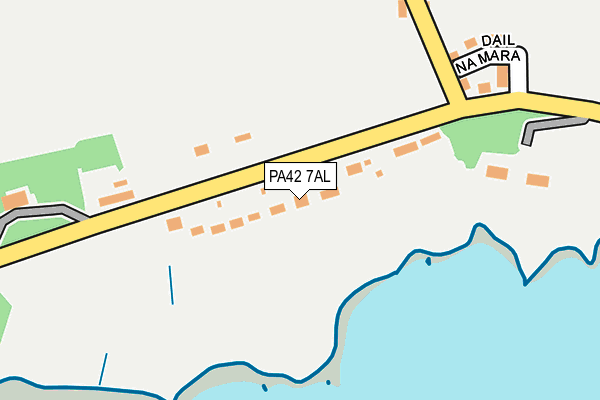 PA42 7AL map - OS OpenMap – Local (Ordnance Survey)