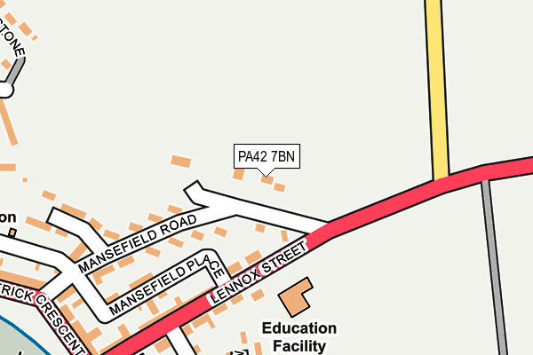 PA42 7BN map - OS OpenMap – Local (Ordnance Survey)