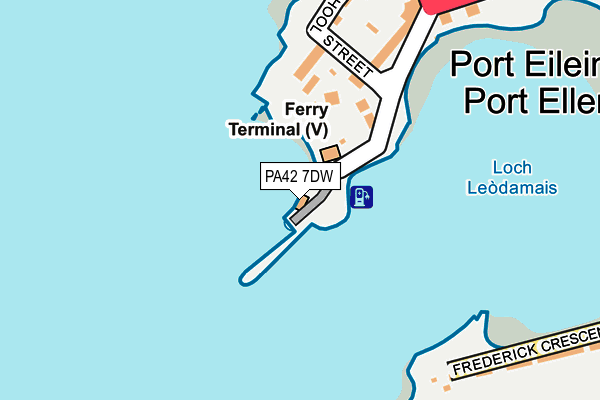 PA42 7DW map - OS OpenMap – Local (Ordnance Survey)