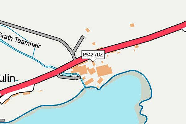PA42 7DZ map - OS OpenMap – Local (Ordnance Survey)