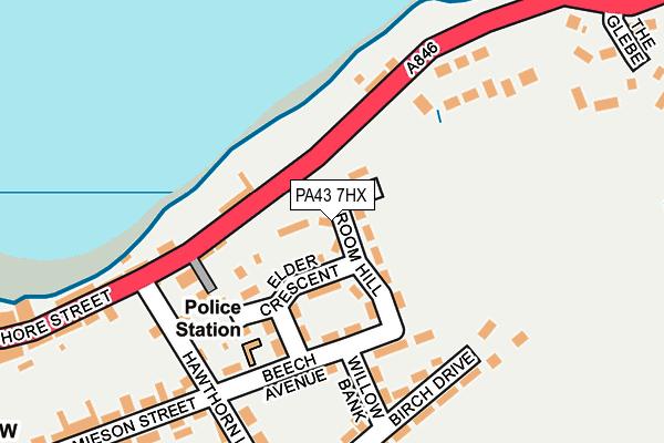 PA43 7HX map - OS OpenMap – Local (Ordnance Survey)