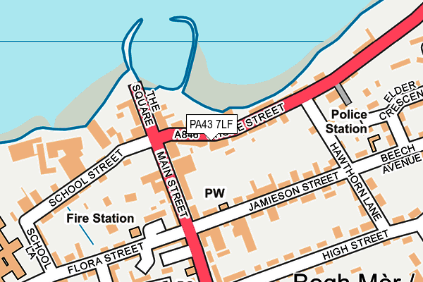 PA43 7LF map - OS OpenMap – Local (Ordnance Survey)