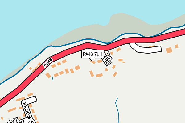 PA43 7LH map - OS OpenMap – Local (Ordnance Survey)