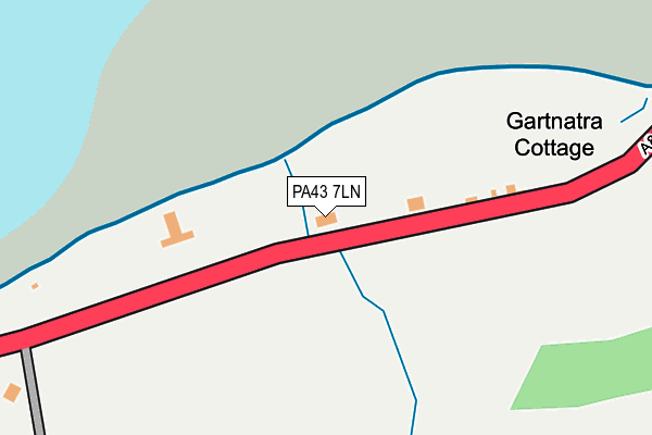 PA43 7LN map - OS OpenMap – Local (Ordnance Survey)
