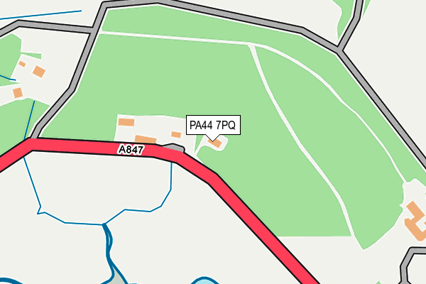 PA44 7PQ map - OS OpenMap – Local (Ordnance Survey)