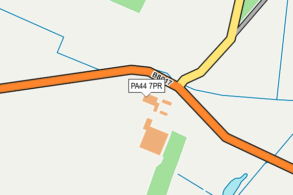 PA44 7PR map - OS OpenMap – Local (Ordnance Survey)
