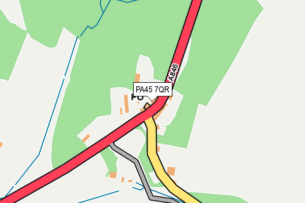 PA45 7QR map - OS OpenMap – Local (Ordnance Survey)