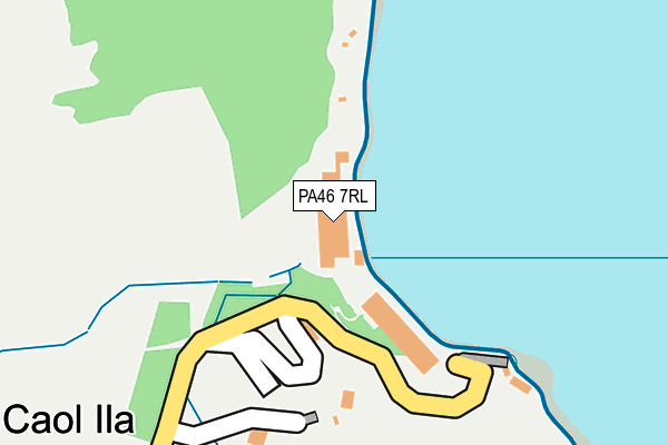 PA46 7RL map - OS OpenMap – Local (Ordnance Survey)