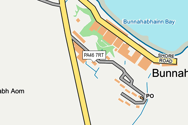 PA46 7RT map - OS OpenMap – Local (Ordnance Survey)