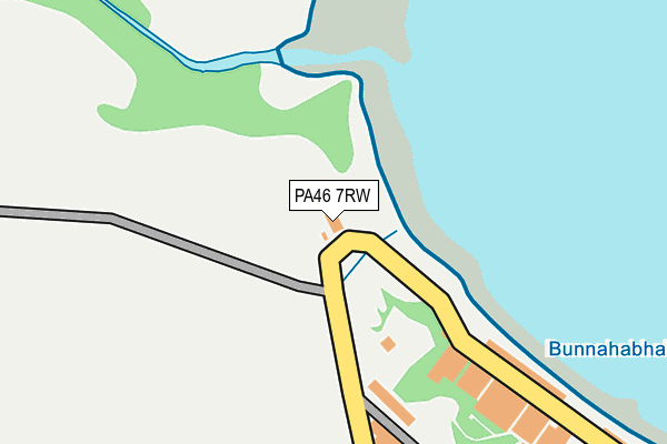 PA46 7RW map - OS OpenMap – Local (Ordnance Survey)