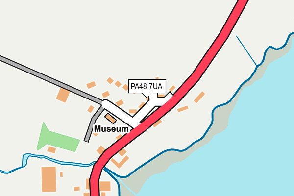 PA48 7UA map - OS OpenMap – Local (Ordnance Survey)