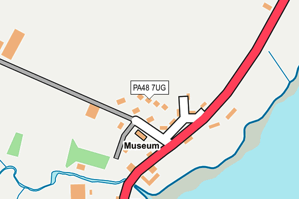 PA48 7UG map - OS OpenMap – Local (Ordnance Survey)