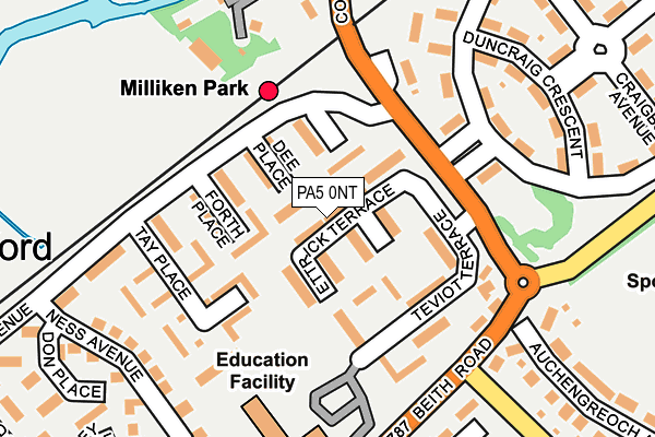 Map of GKG CATERING LTD at local scale