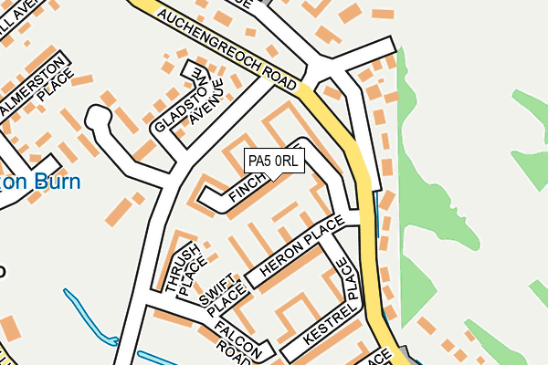 PA5 0RL map - OS OpenMap – Local (Ordnance Survey)