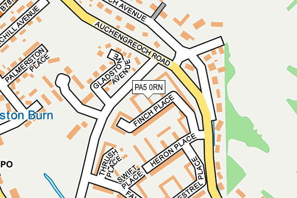 PA5 0RN map - OS OpenMap – Local (Ordnance Survey)