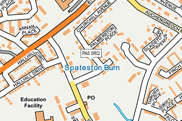 PA5 0RQ map - OS OpenMap – Local (Ordnance Survey)