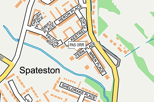 PA5 0RR map - OS OpenMap – Local (Ordnance Survey)