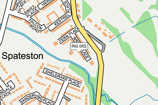 PA5 0RS map - OS OpenMap – Local (Ordnance Survey)