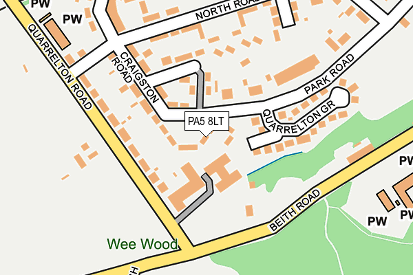 Map of BOXFIT GLASGOW LIMITED at local scale