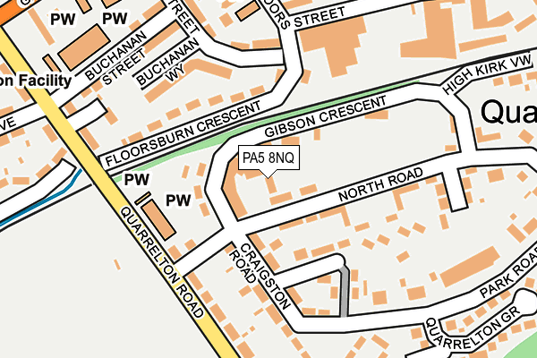 PA5 8NQ map - OS OpenMap – Local (Ordnance Survey)