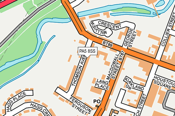 PA5 8SS map - OS OpenMap – Local (Ordnance Survey)