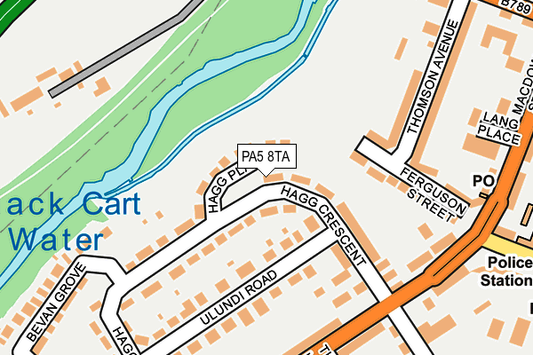 PA5 8TA map - OS OpenMap – Local (Ordnance Survey)