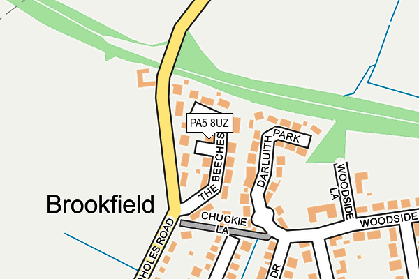 Map of BROOKGLEN LIMITED at local scale