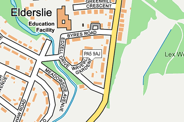Map of LESLEY TURNBULL LIMITED at local scale
