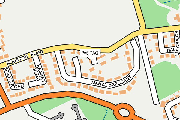 PA6 7AQ map - OS OpenMap – Local (Ordnance Survey)