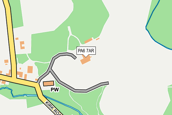 PA6 7AR map - OS OpenMap – Local (Ordnance Survey)