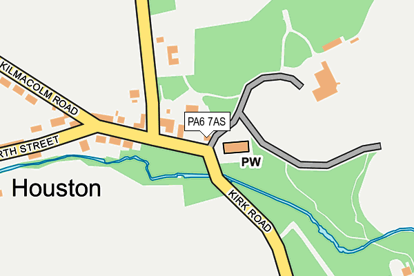 PA6 7AS map - OS OpenMap – Local (Ordnance Survey)