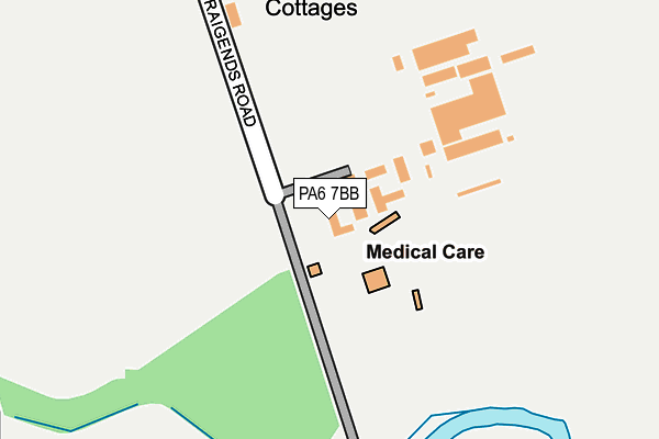PA6 7BB map - OS OpenMap – Local (Ordnance Survey)