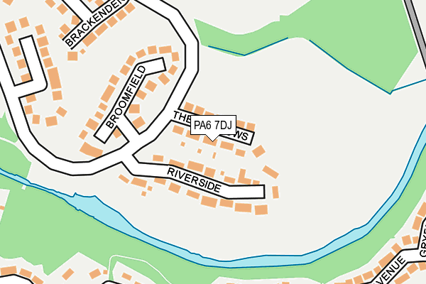PA6 7DJ map - OS OpenMap – Local (Ordnance Survey)