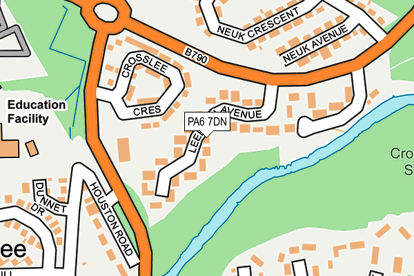 PA6 7DN map - OS OpenMap – Local (Ordnance Survey)